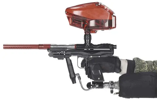 electronic paintball gun