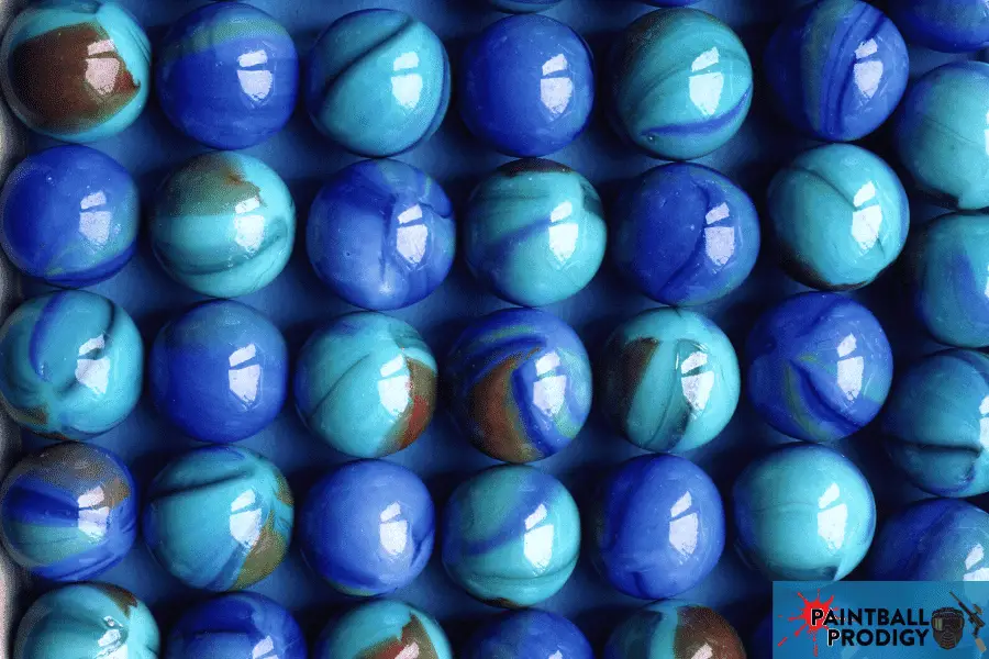 marbles looking like paintballs