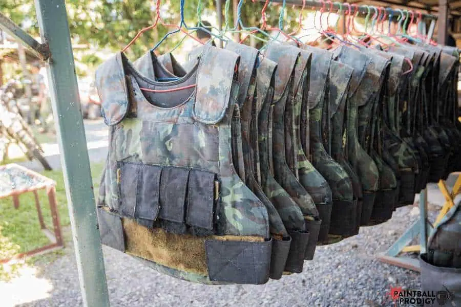 paintball protective vest