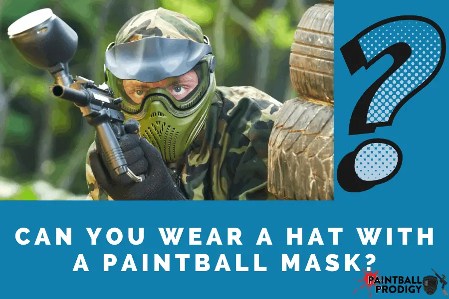 can you wear a paintball mask with a hat
