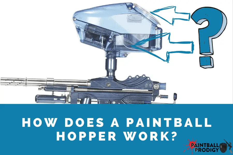 how does paintball hopper work