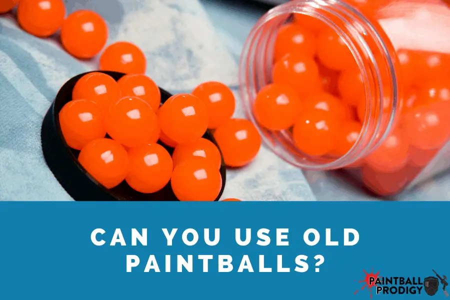 can you use old paintballs?