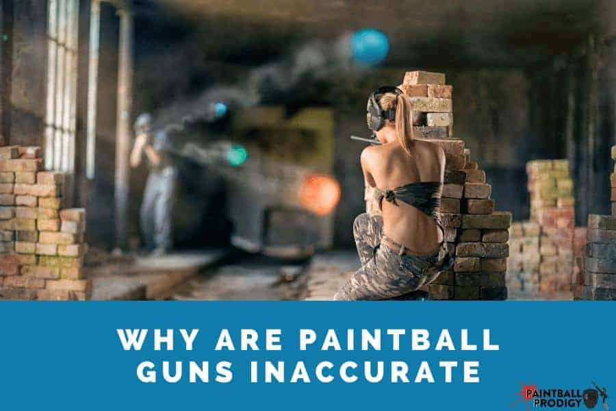 Solution for a paintball gun shooting inaccurately.